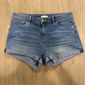 Denim shorts
